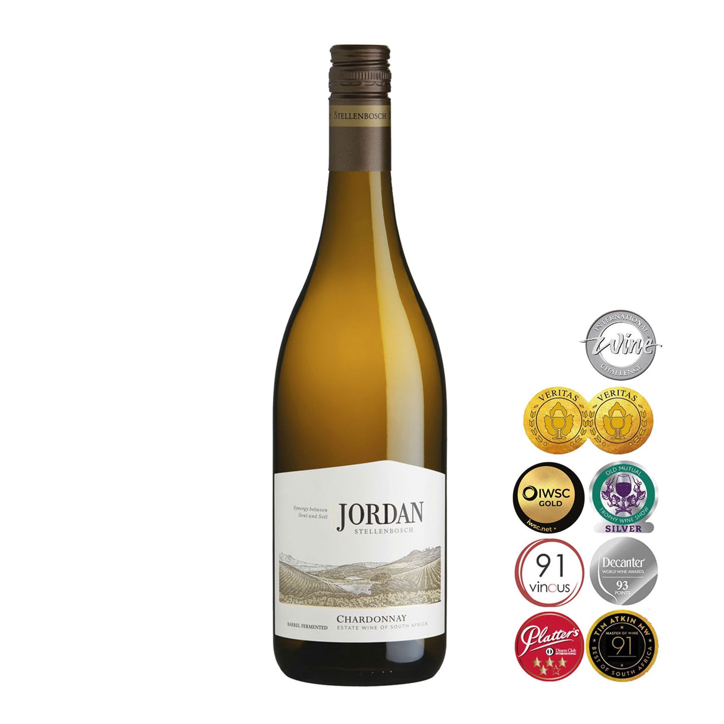 Chardonnay migliore Sudafrica Jordan Wine Estate