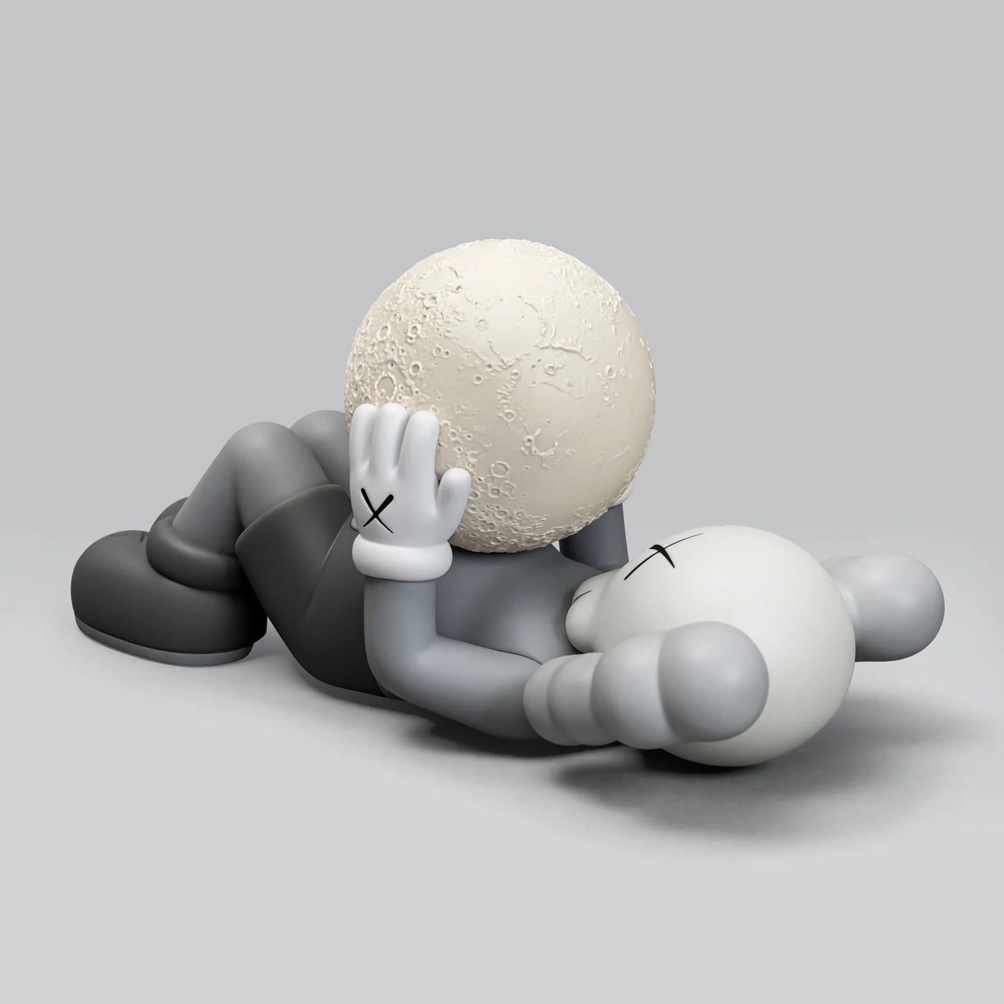 KAWS companion moon grey