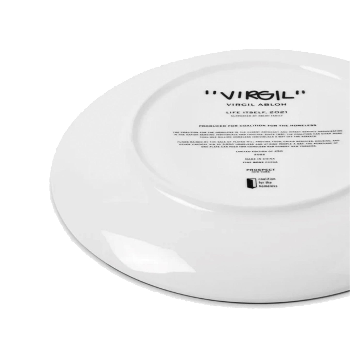 Life Itself Plate by Virgil Abloh