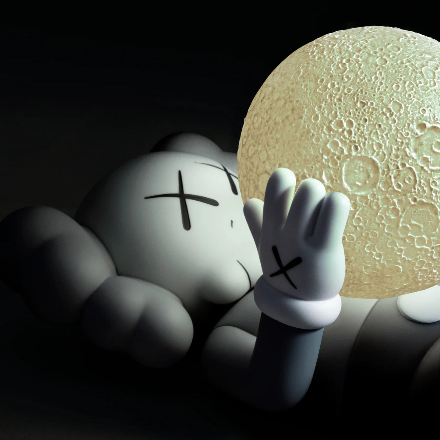 KAWS Moon companion collectible