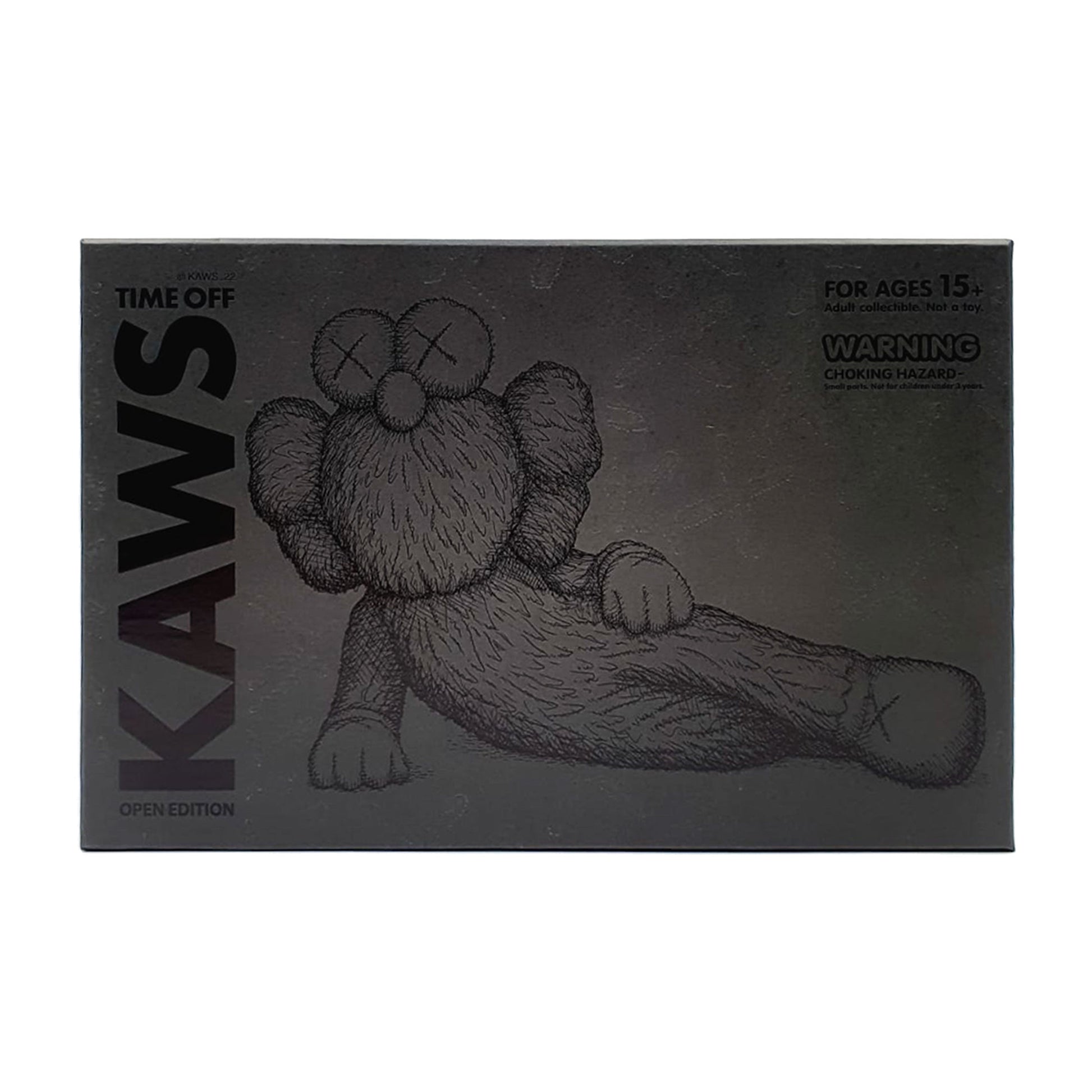 BOX Kaws Time Off Black 