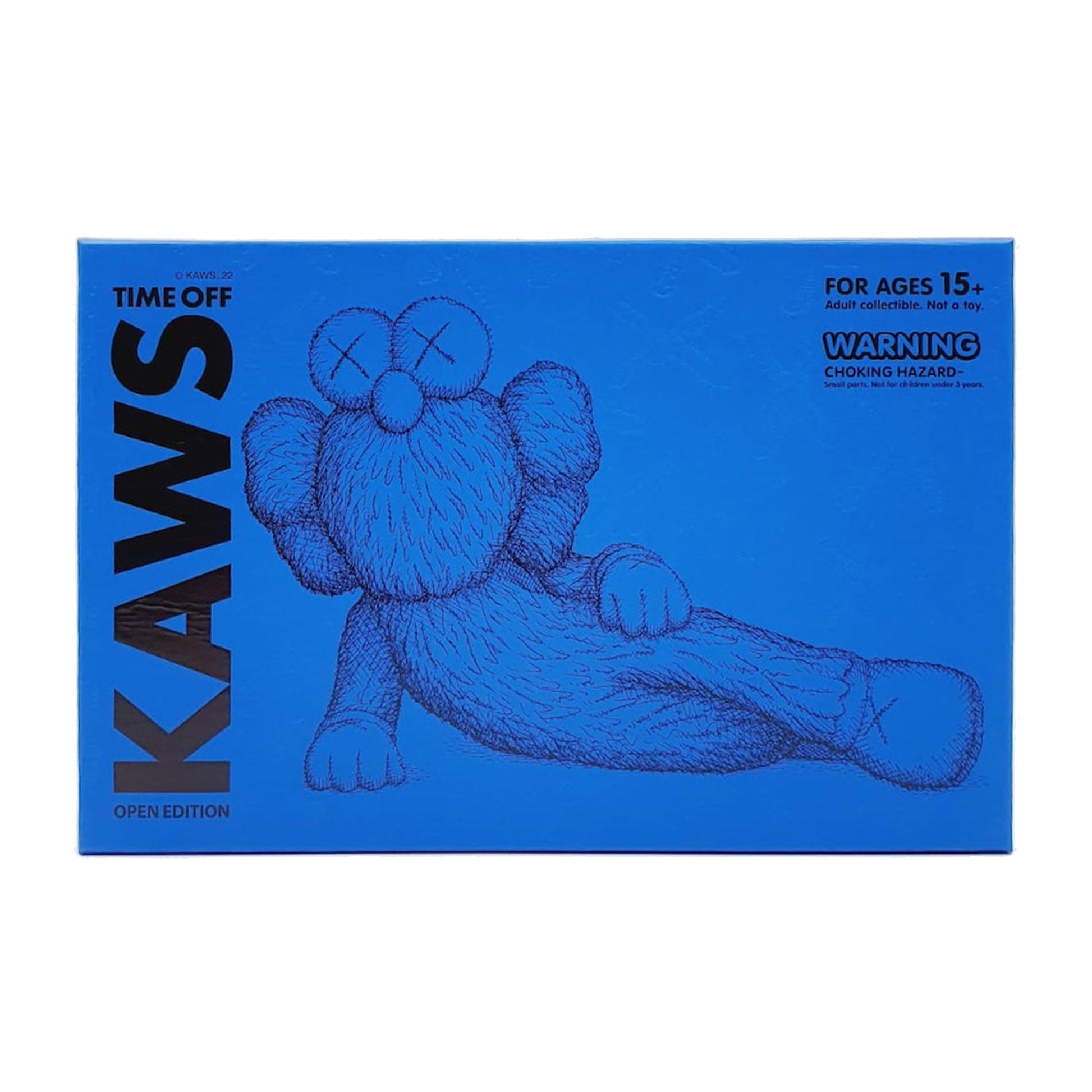 BOX Kaws Time Off Blue