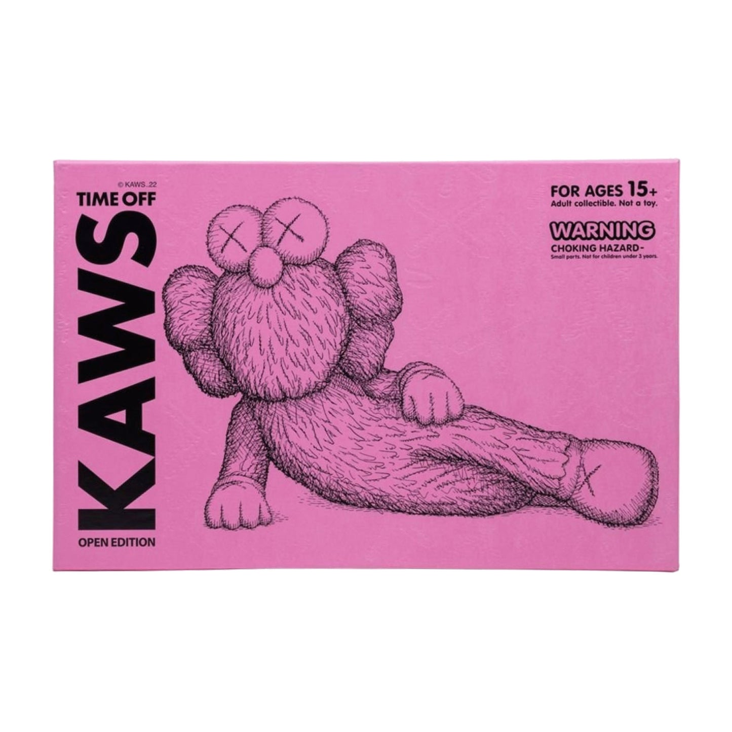 BOX Kaws Time Off Pink